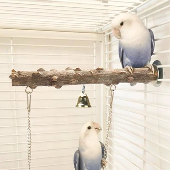 1PC Parrot suspension bridge toys, bird toys, swing supplies, claw grinding, pole standing, birdcage accessories - Image 5