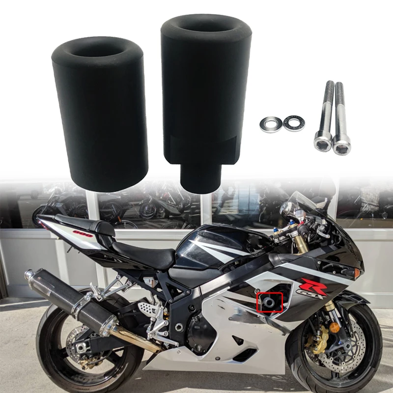 

Слайдеры рамы мотоцикла для Suzuki GSXR600 без среза, защита от падения, защита двигателя GSXR750 K4 _ 600/750 2004-2005