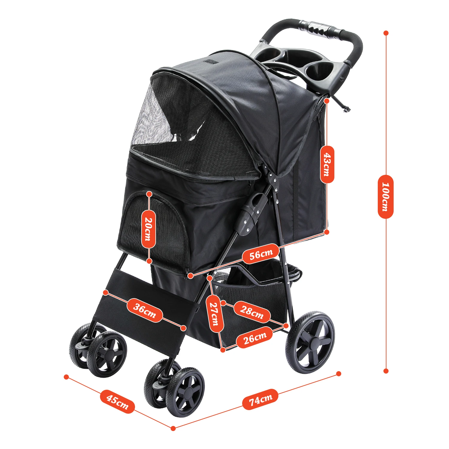 PAWZ Road Dog and Cat Stroller Carrier