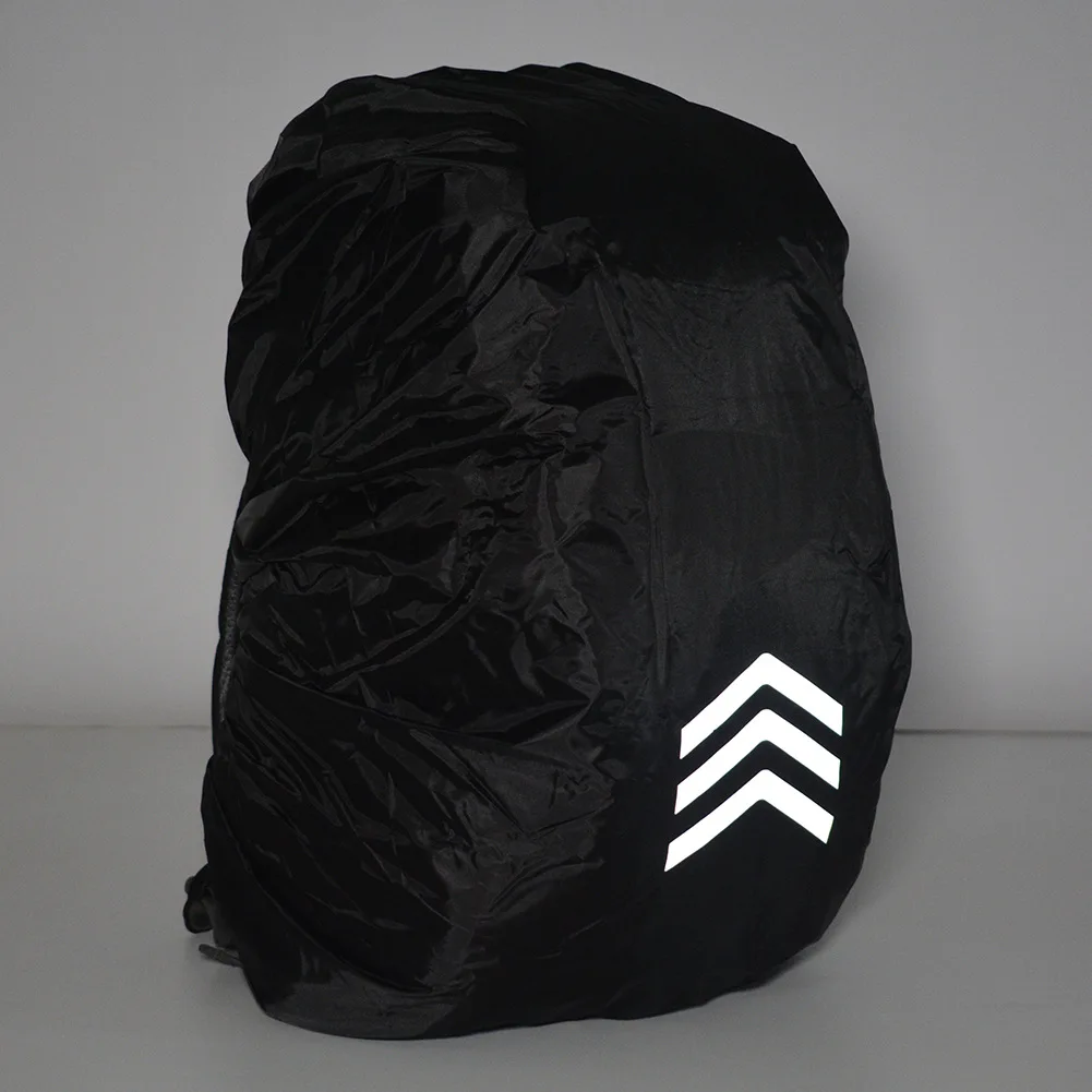【P31】41L-55L Backpack Rain Cover Night Travel Safety Outdoor Backpack Cover With Reflective Bidding Package Waterproof 6