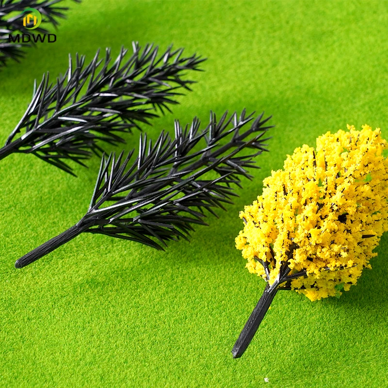 20Pcs  Model Bare Trunk Tree 4cm Train Railway Building Scenery Train Building Garden Park Winter Scene Layout 6