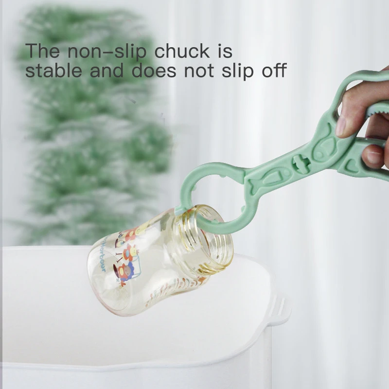 New Baby Bottle Clamp Clip Milk Bottle Holder Plastic Convenient Bottles Tweezers Anti-slip Baby Clip Nipple Clamp Slip