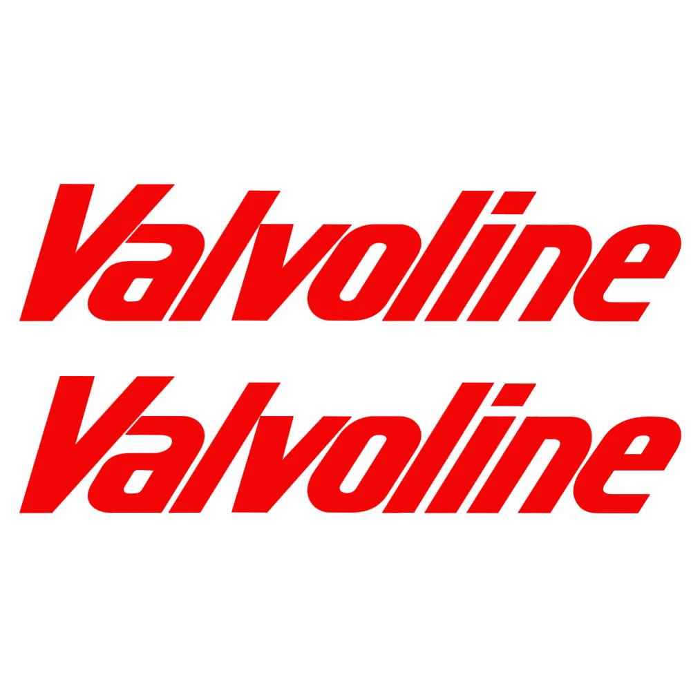 Premium Vinyl Sticker Set - Valvoline Design (2 Pack)