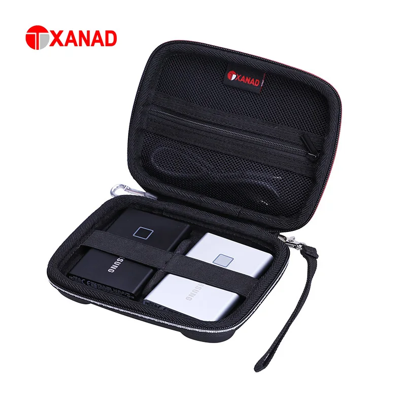 Xanad-eva Hard Case para Samsung t7 Touch Ssd em Caixa de Proteção Bolsa de Armazenamento Apenas Case