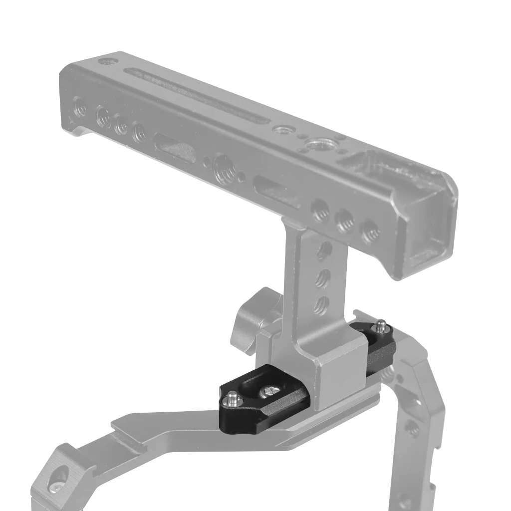Quick Release Safety Rail Rig NATO Rail 3/8" Inch Mount Anti-Off Top Handle Clamp Slider Adapter DSLR Camera Cage Rig Extension