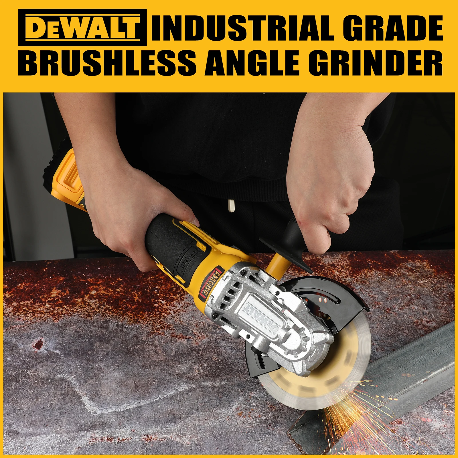Angle Grinder Electric Grinder DEWALT DCG405FN 18V Brushless Cordless 125mm