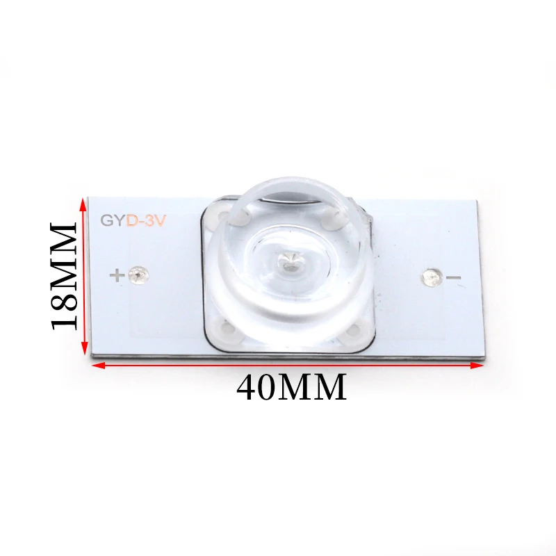 LED Lamp Beads 10/50/100PCS 3V SMD with Optical Lens Fliter for 32-65 inch LED TV Repair