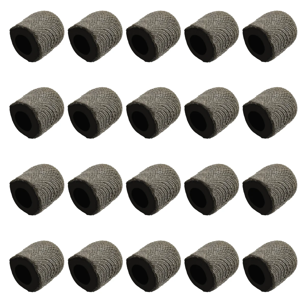 

20pcs Special Cloth Head High Sensitivity High-quality Stylus Pen (Silver)
