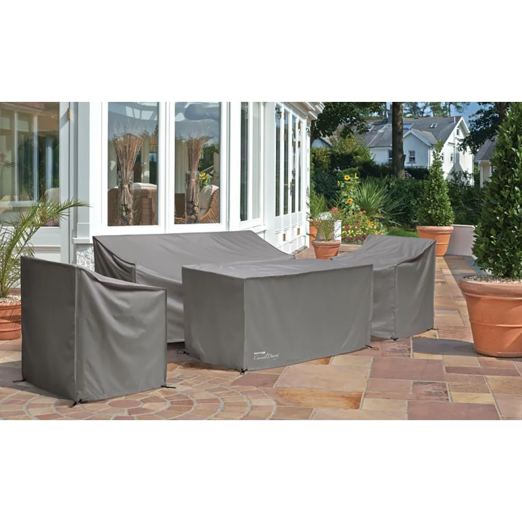 

Outdoor Garden Furniture Sofa or Chair Dust Guard Rain Cover PVC Cover Suitable for Outdoor Villa Backyard L Shape Sofa