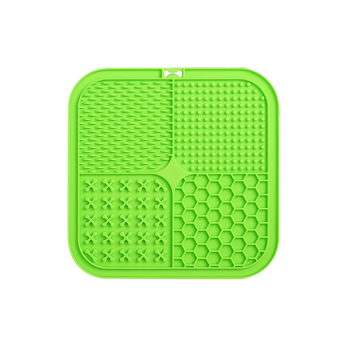 

Lick Mat for Dogs, Food-Grade Silicone Dog Lick Mat As Dog & Cat Slow Feeder, Dog Licking Mat with Suction Cups Green
