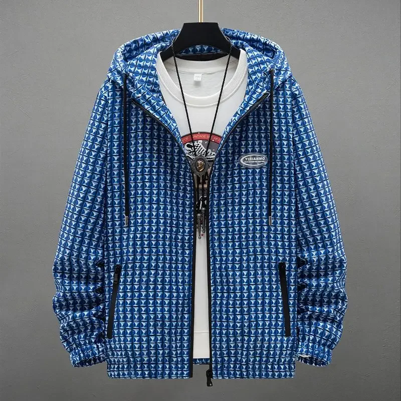 thumbnail image 1 of Parkas Abrigos Acolchados Masculinos Estampados Chaqueta de Plumón con Capucha para Hombre Acolchado Tendencia 2024 en Promoción Acolchado Invierno Exterior Nuevo y Corea Frío, 1 of 5