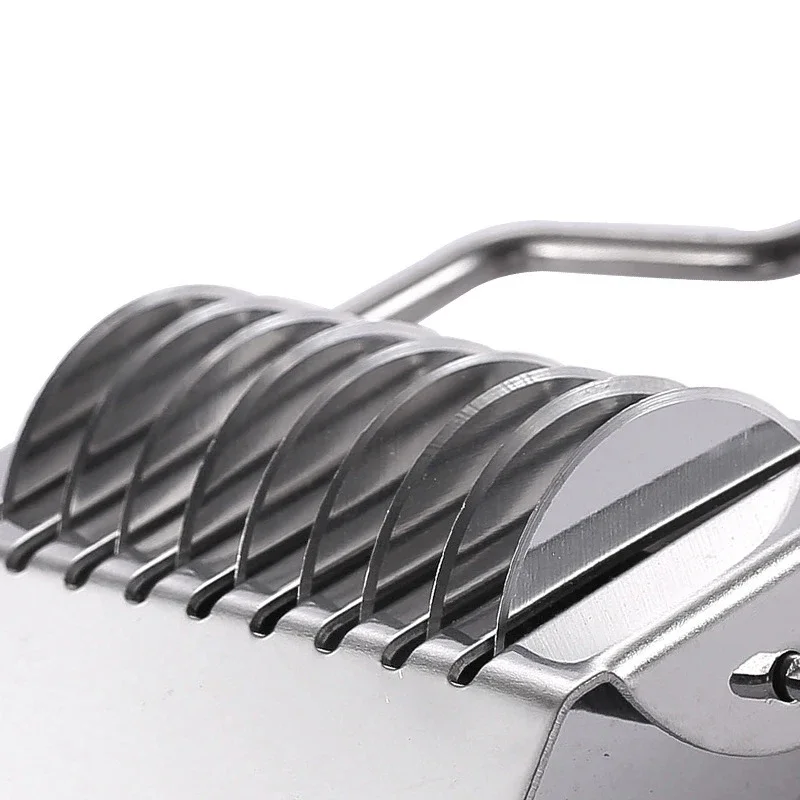 Household Manual Stainless Steel Noodle Cutter Machine Instant Dough Garlic Ginger Roller Cut Knife Makers Kitchen Pasta Tools