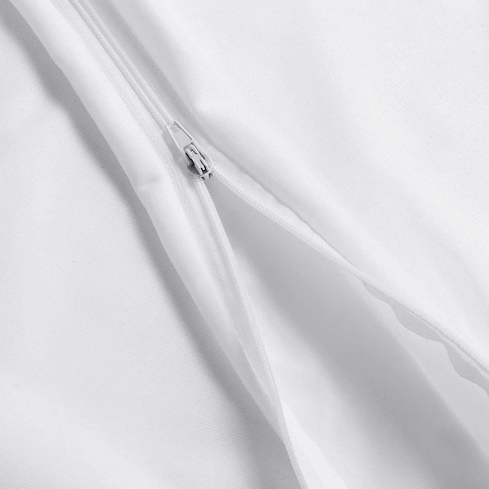 Pillow protector smooth waterproof pillow protector 1PC 50x70cm pillow cover