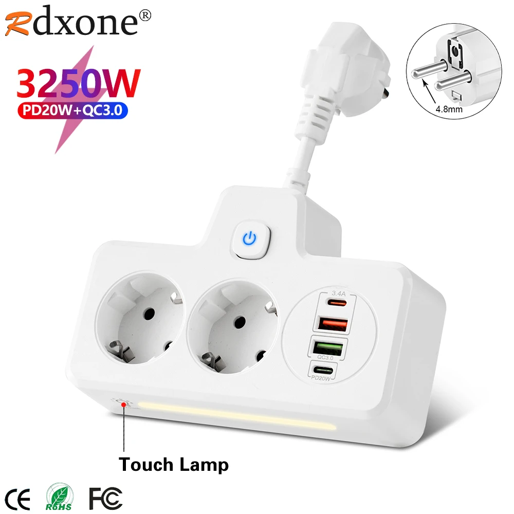 SCHITEC Caricatore USB Da Muro 3 Pack 2 Porte 5V/2.1A - Foto 2