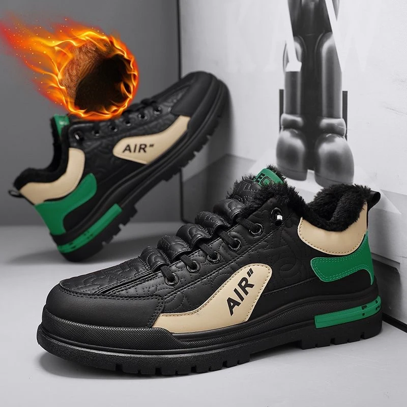 Brand Men's Sneakers High Quality Running Shoes for Men Comfortable Lace Up Flat Shoes Winter Outdoor Mens tennis Shoes 2025 New 3
