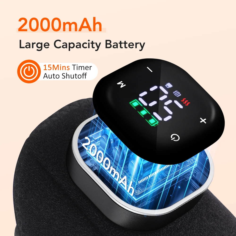 Electric Heating Wrist Massager Red Light Therapy Wristband Belt Heated Vibration Wrist Massage Wrap Relieve Tenosynovitis Relax