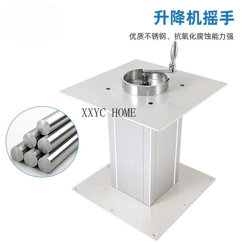 

Большой алюминиевый ручной подъемный стол