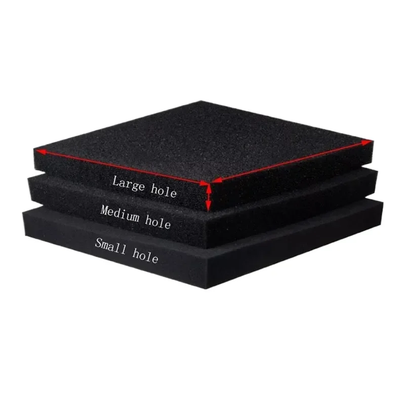 Versatile Black Filtration Foam Aquarium Sponge Pad