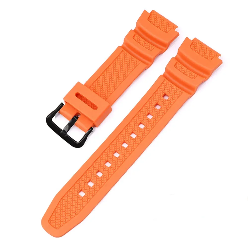 Durable Rubber Silicone Watch Strap Bracelet, 18mm