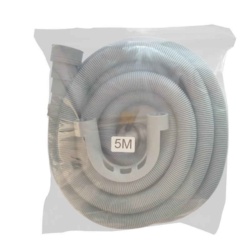 1pc Washing Machine And Dishwasher Drain Pipe Kit Including Flexible Corrugated Pipe Extension Adapter And Hose Clamp washing machine drain pipe kit