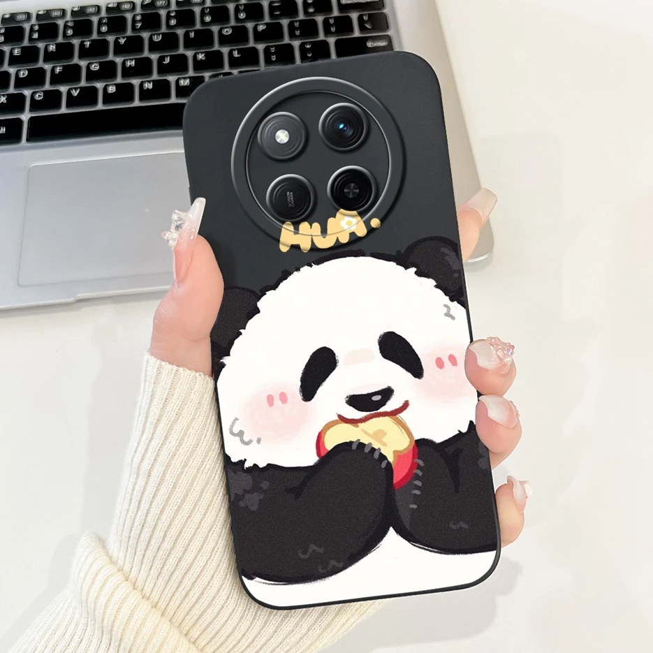 Cute Panda Cartoon Soft TPU Phone Case - Enhanced Protection Cover