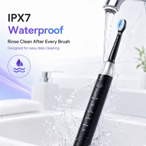 Dr.Yadent YD07 Electric Sonic Toothbrush Sensitive Gum Care Rechargeable Toothbrush 5 Modes Soft Brush Bristle 60 Days Life Long - Image 6