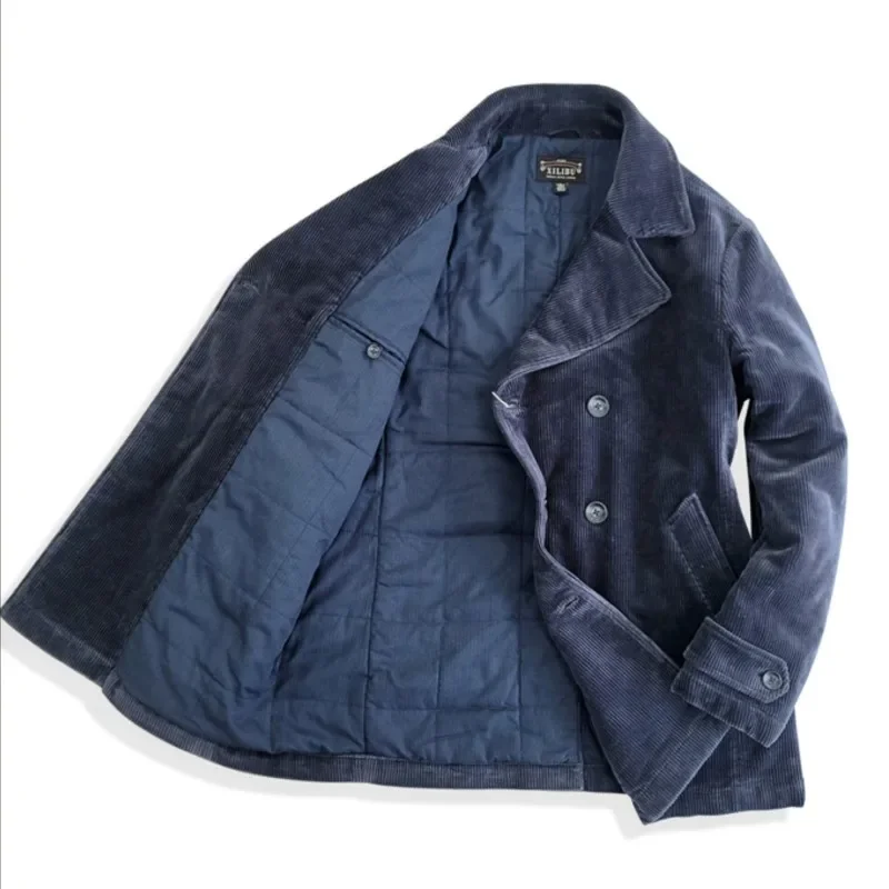 Amekaji Wear Clothes Men American Retro Pure Cotton Corduroy Suit Coat Cotton Coat Jacket Winter Good Quality 2