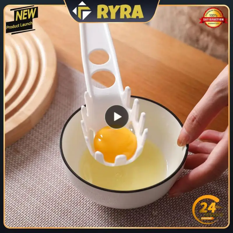 Pasta Scoop Colander Spaghetti Egg Yolk Separation Scoop Egg White Separator Plastic Filter Drain Spoon Kitchen Accessories