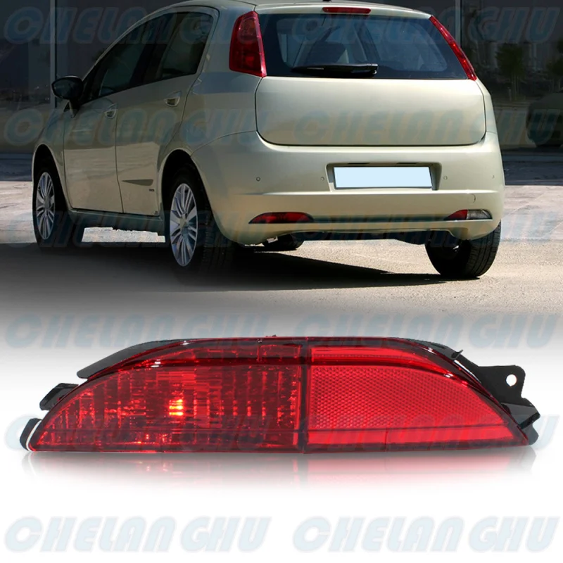 Left Side Rear Bumper Reflector Light Lamp 51718012 For Fiat Grande Punto Lancia Musa 2005-2012