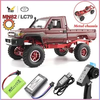 1:12 Rc Car Metal Upgrading Model Mn82 Retro Full-scale Simulation LC79 2.4g 4WD 280 Motor Remote Control RC Truck Model Car Toy 1