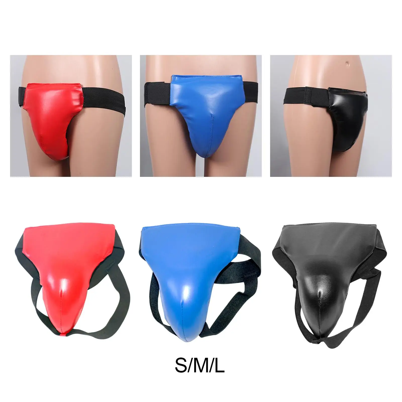 Groin Guard Jockstrap Crotch Protector Adjustable for Exercise Training Durable Taekwondo Groin Guard Abdominal