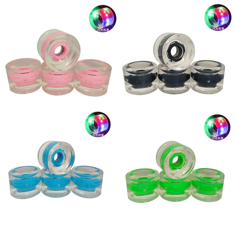 

70x51mm Professional Road Flash Wheel Land Surfboard Skateboard Wheel 78A PU Brush Street Wheel Skateboard Wheels