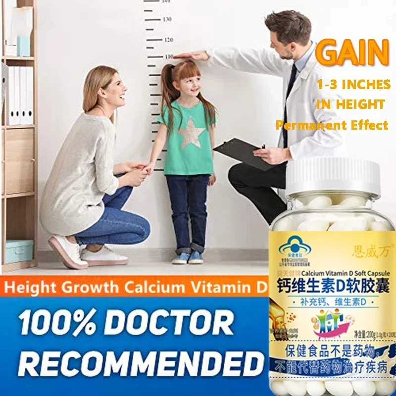 

Height Increase Capsule For Aduld Growth Height Vitmaine Bone Growth Support Pills To Grow With Calcium & D3 And Growth Factors