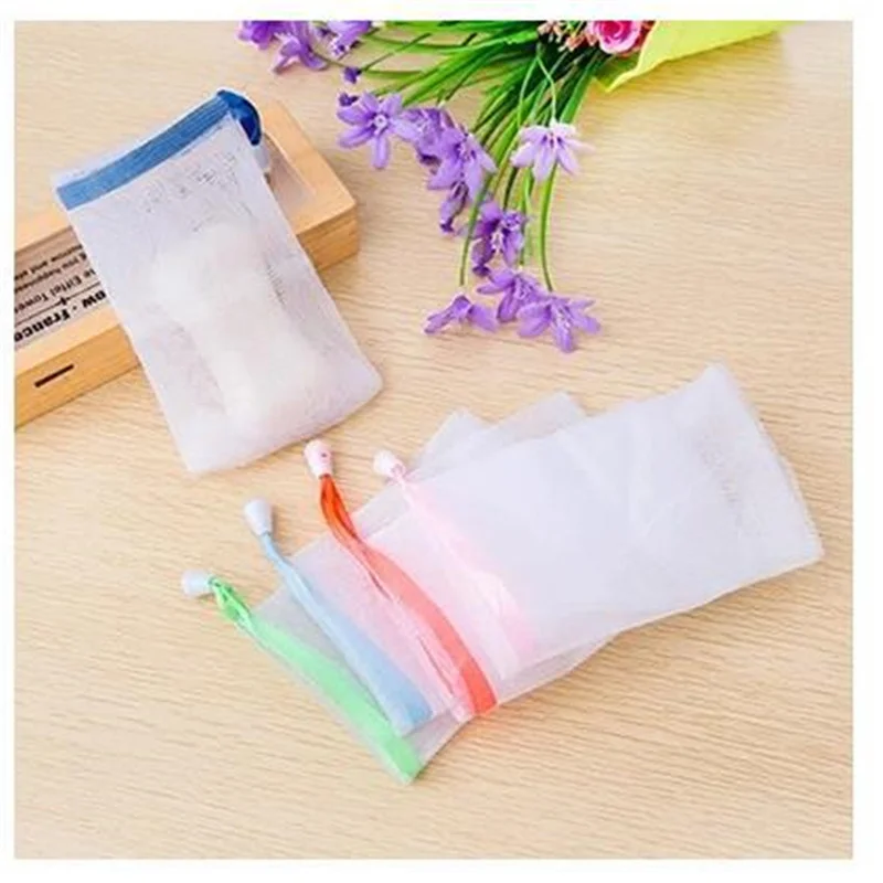 Reusable Bubble soap bag Removal Pimple Pores Acne Mesh Produce Bags Washable Eco Friendly Bags for Grocery Shopping Storage