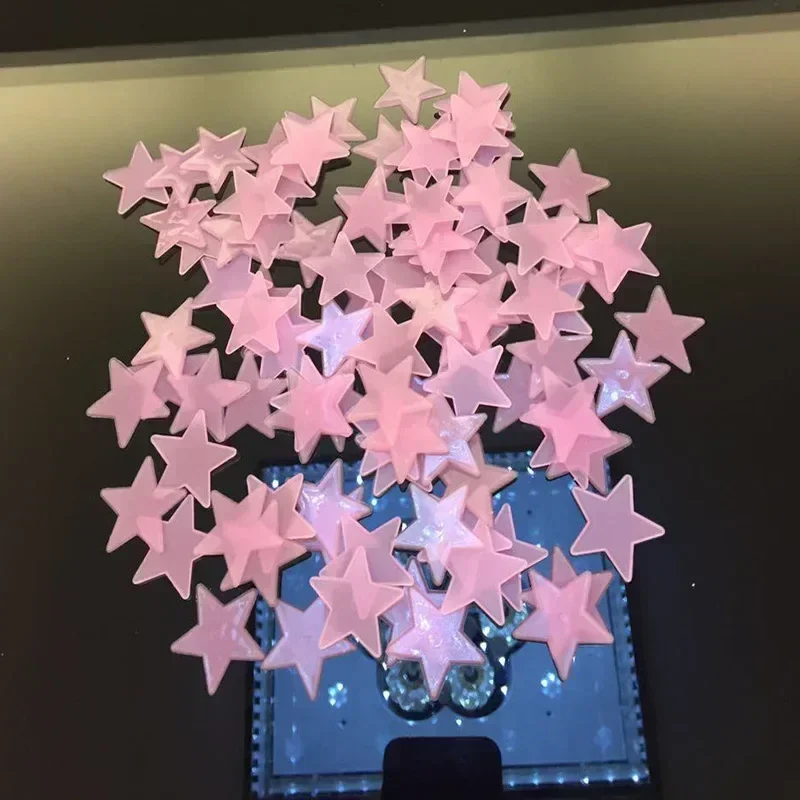 Wall Stickers Glow Dark Stickers 100pcs/bag Glow In The Dark Star Stickers For House Bedroom Decor