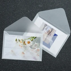 60pcs/lot Blank Translucent Envelope for Invitations Postcards European Giftbox Message Card Envelopes Wedding Business Letters
