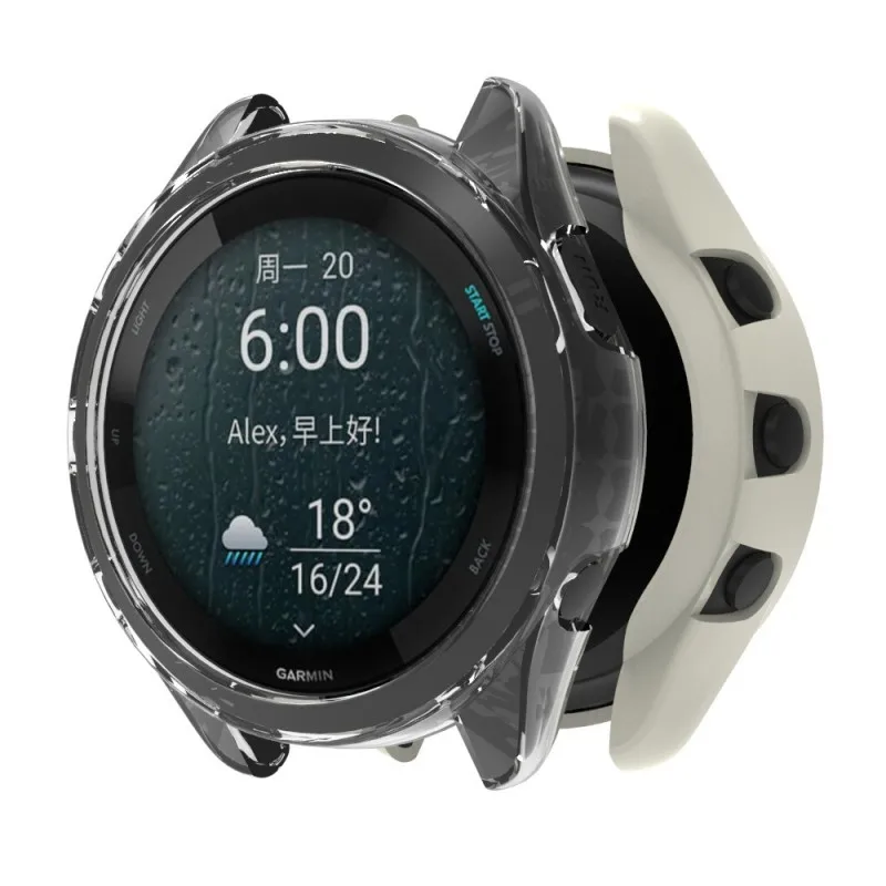 Soft TPU Hollow Smartwatch Cover - Protective Bumper Frame Accessory