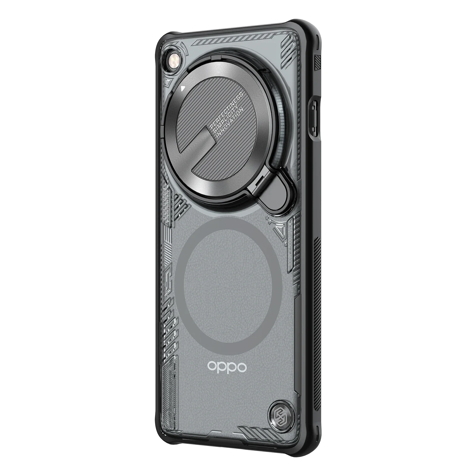 Oppo Find X7 Ultra 5G NILLKIN 케이스, Magsafe 아이스블레이드 소품, 마그네틱 충전 어댑터, 카메라 보호 후면 커버