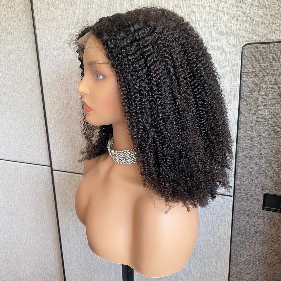 13x4 afro kinky cirtainas parūkas neredzamas kausētas ādas HD mežģīnes 4x4 dziļa daļa mežģīņu priekšpuse pilnas mežģīnes cilvēka matu parūkas iepriekš noplūkti Remy mati_voghion.com