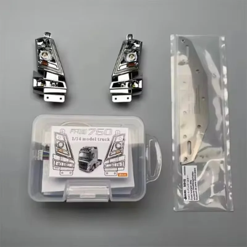 LED-Beleuchtungssystem, fließendes Wasserscheinwerfer, Upgrade-Licht für 1/14 Tamiya RC Truck Kipper für VOLVO FH16 750 56360 56362 Auto – Detail 7