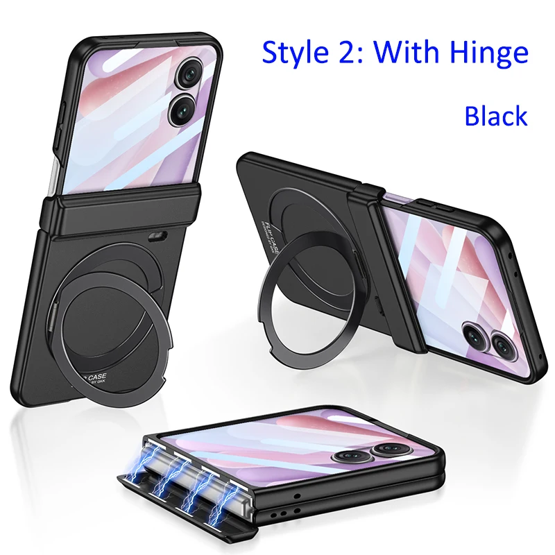 Magnetic Rotating Ring Holder Phone Case