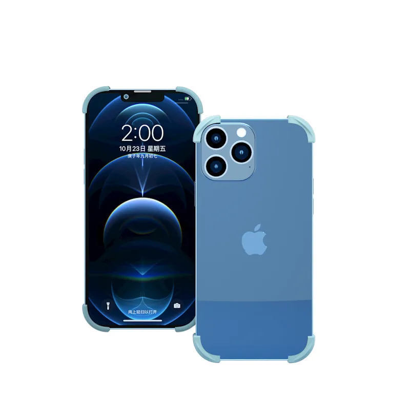 4 Pcs Anti-fall Coner Cover For iPhone 14 Phone Edge Frame Protective For iPhone 13 12 Silicone Anti-Knock Corner Protector