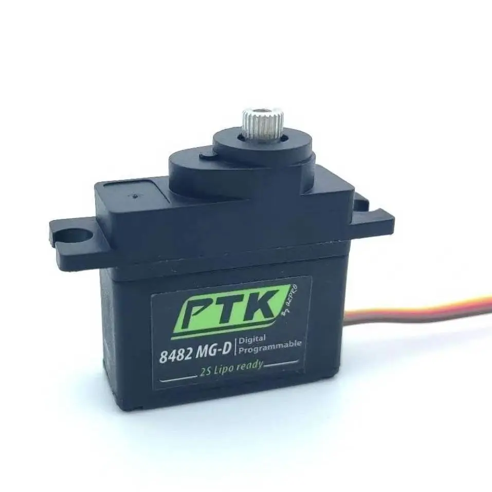 

PTK&VOTIK 8482 MG-D 18g Digital Servo Metal Gear for EPO plane Glider RC Model Airplane Robot Hitec HS-82 same level