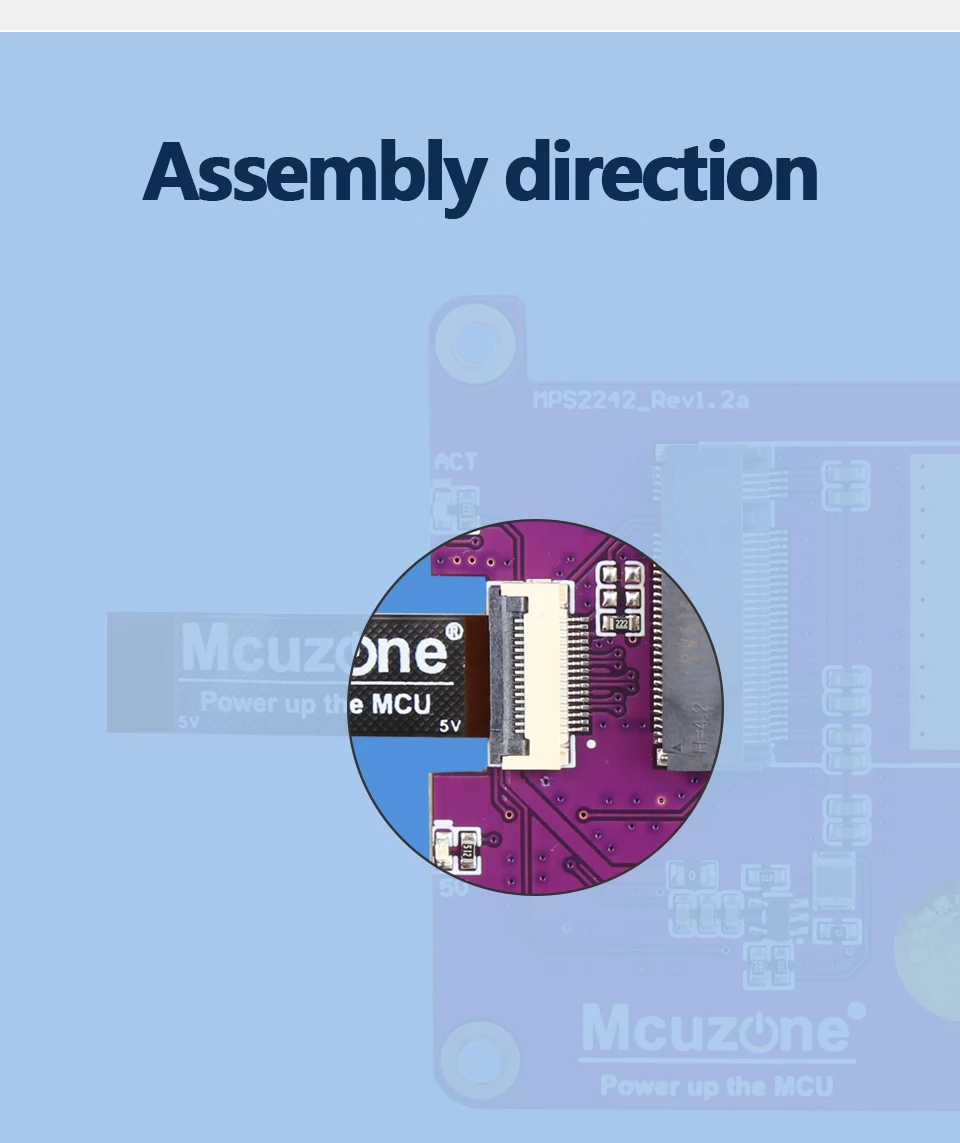 Cabo FPC para Raspberry Pi 5, 16Pin,