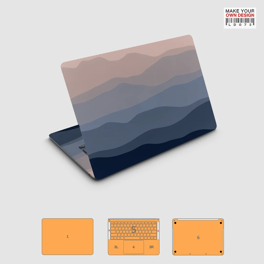 Colorful skin sticker for Macbook Pro 14 Full Wray Sticker skin screen protector