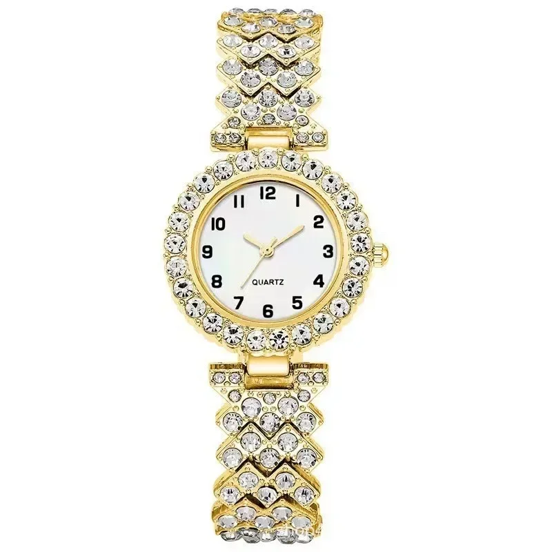 2/1pcs Luxury Fashion Women Watch Set Silver Strap Ladies Quartz Wristwatch Alloy Bracelet for Ladies Jewelry Set Clock Gift 4