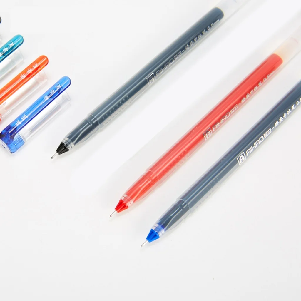 

Rollerball Pen Fine Point Pens, 0.5mm Extra-Thin Fine Tip Pens Gel Liquid Ink Rolling Ball Point Writing Pens for Office