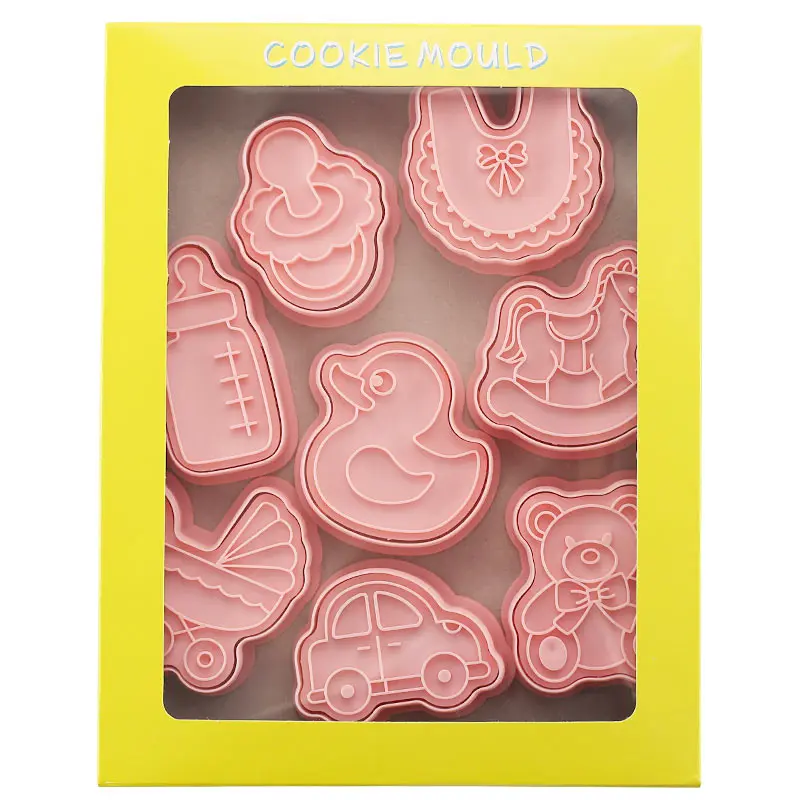 Emporte Piece Noel Avec Poussoir Lot De 16 Emporte-pièces En Plastique De Dessin Animé Pour Biscuits En Plastique Emporte Piece Poussoir - 6