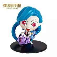 

League of Legends Jinx Action Figure Games Peripheral Ornaments Anime Figure Toys Christmas Gift Collectibles Toys children Cute