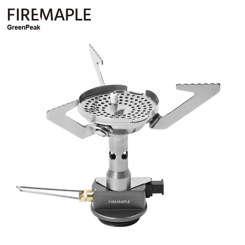 Fire-Maple GreenPeak Camping เตาโพรเพน Camp Burner ทําอาหารแบบพกพา Backpacking เตา Piezo สําหรับเดินป่าเดินป่าตกปลา 1